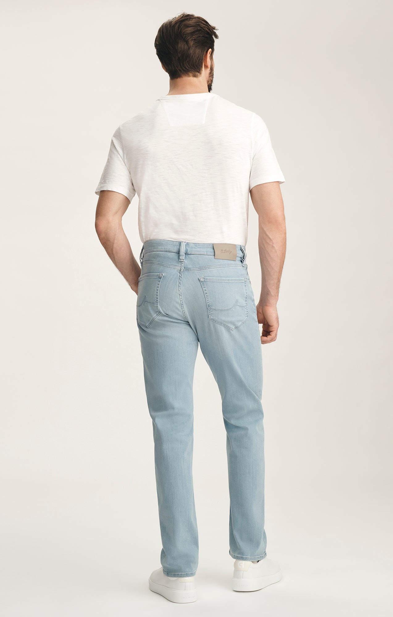 34 Heritage Charisma Relaxed Straight Jeans In Bleached Urban