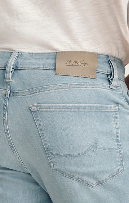 34 Heritage Charisma Relaxed Straight Jeans In Bleached Urban
