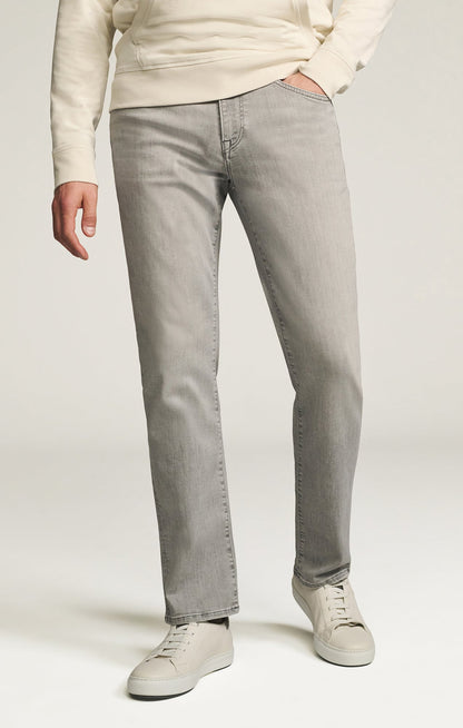 34 Heritage Charisma Relaxed Straight Jeans in Grey Organic Ultra