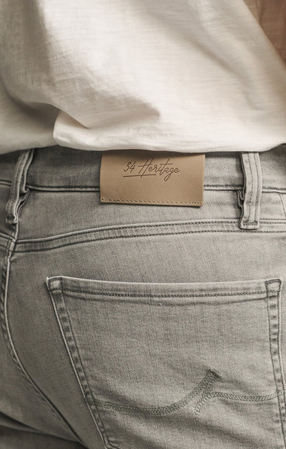 34 Heritage Charisma Relaxed Straight Jeans in Grey Organic Ultra