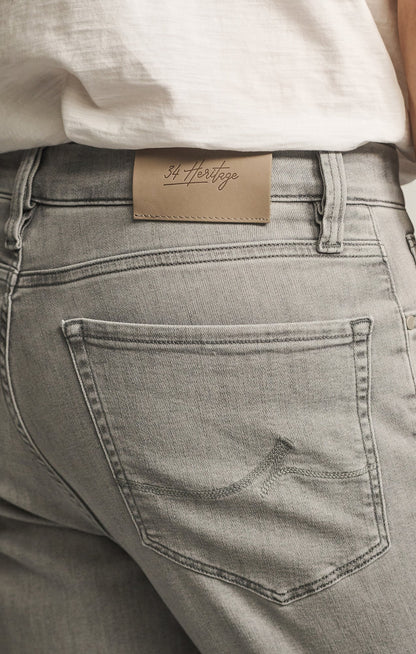 34 Heritage Charisma Relaxed Straight Jeans in Grey Organic Ultra