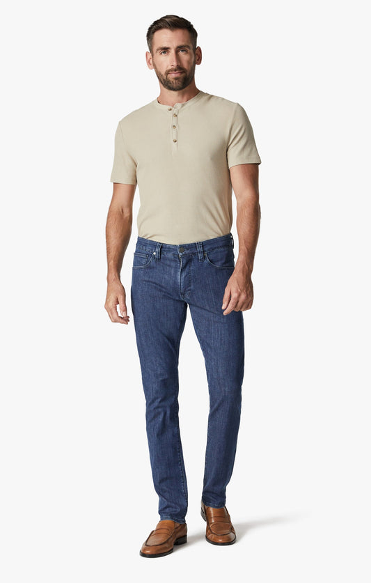 34 Heritage Charisma Relaxed Straight Leg Jeans in Mid Kona