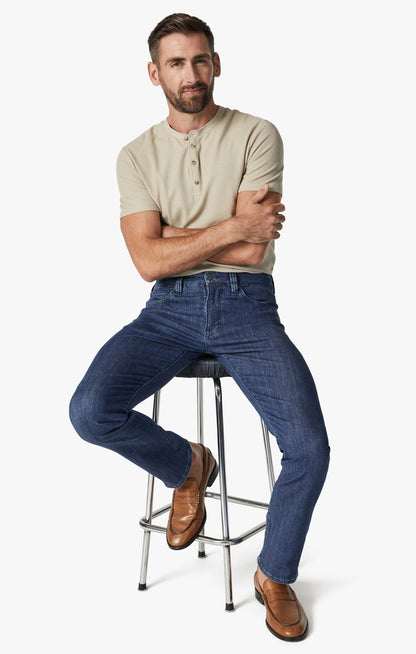 34 Heritage Charisma Relaxed Straight Leg Jeans in Mid Kona