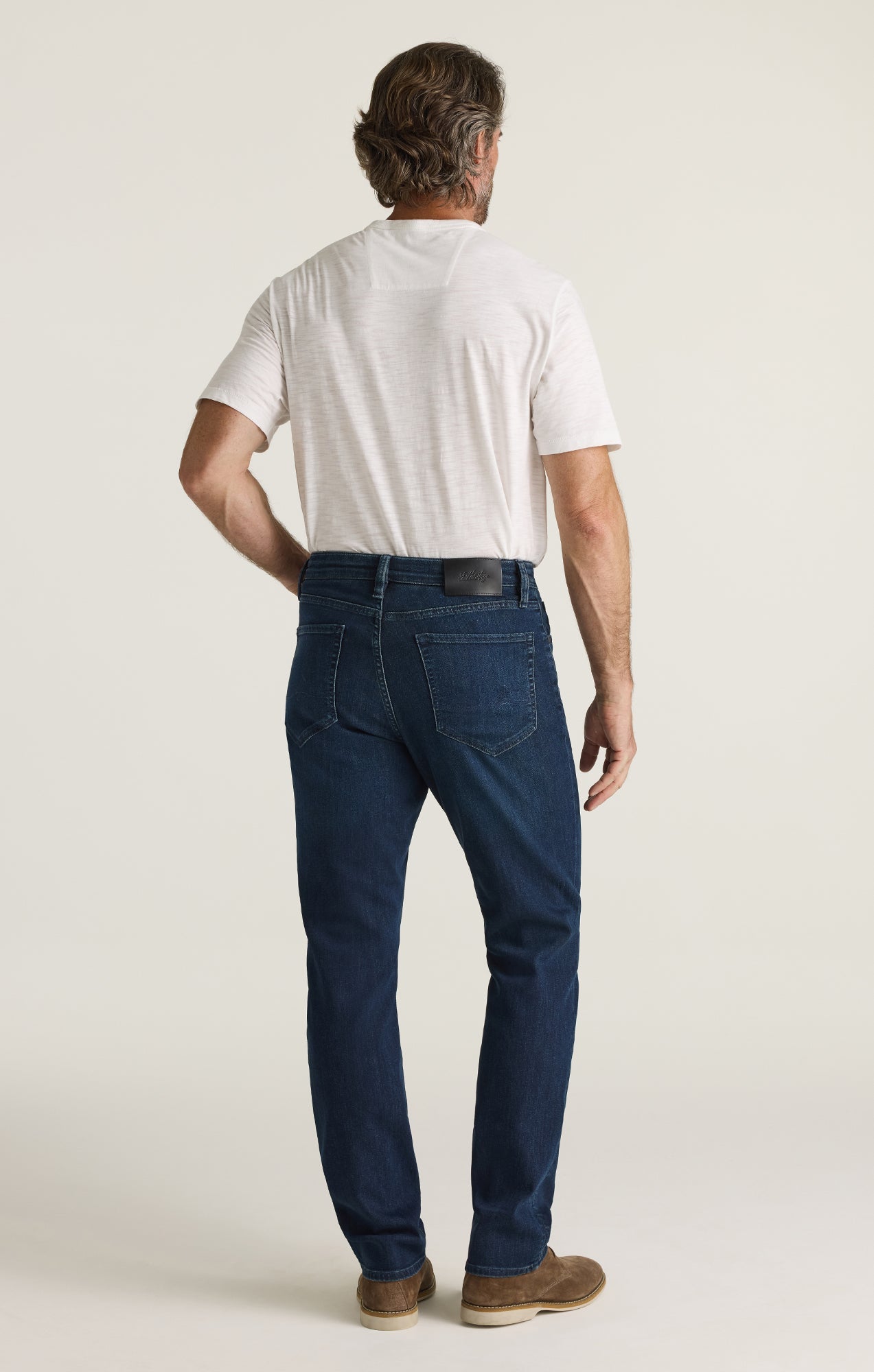 34 Heritage Charisma Relaxed Straight Jeans in Rinse Brushed Aerodenim