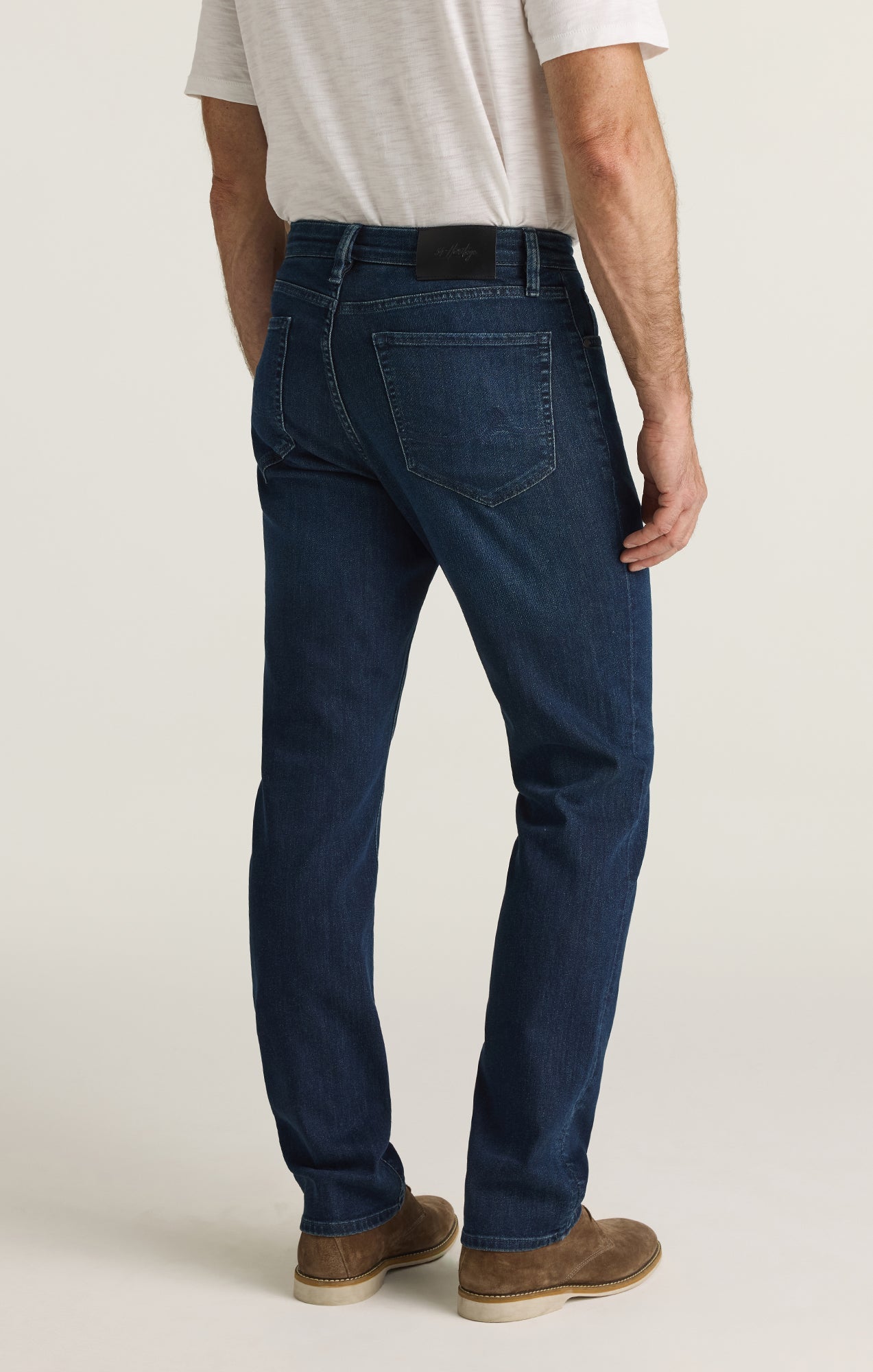 34 Heritage Charisma Relaxed Straight Jeans in Rinse Brushed Aerodenim