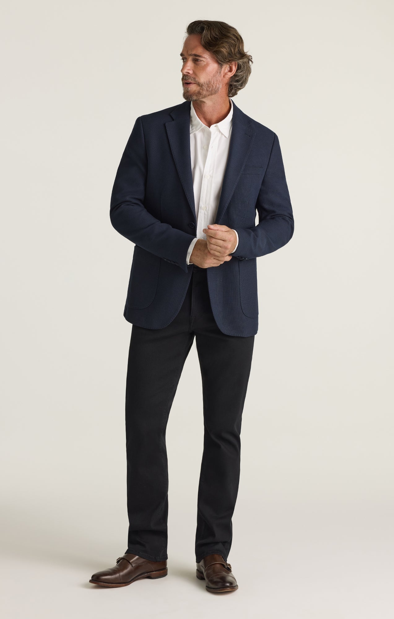 34 Heritage Camino Relaxed Straight Jeans in Black Urban