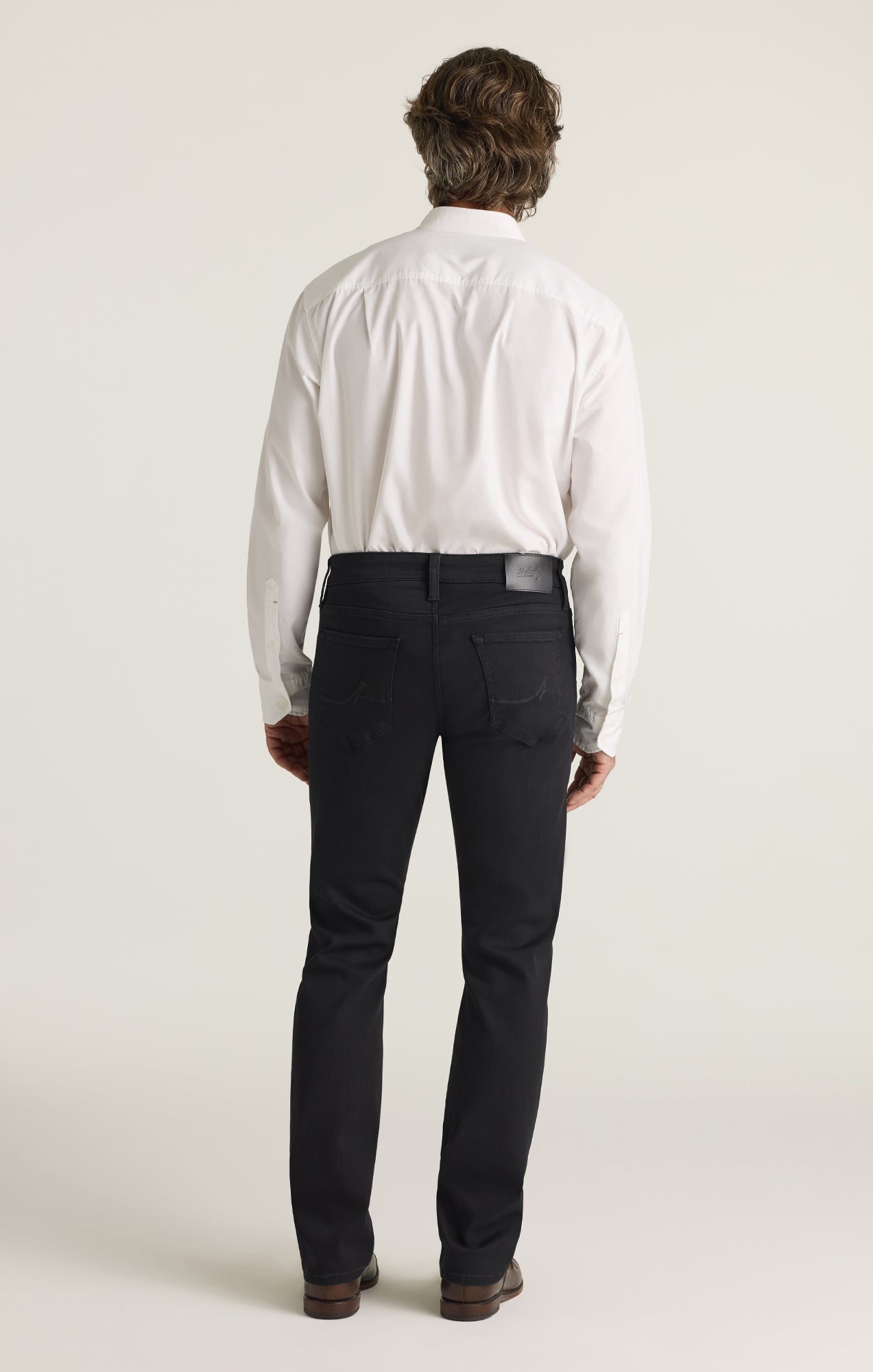 34 Heritage Camino Relaxed Straight Jeans in Black Urban