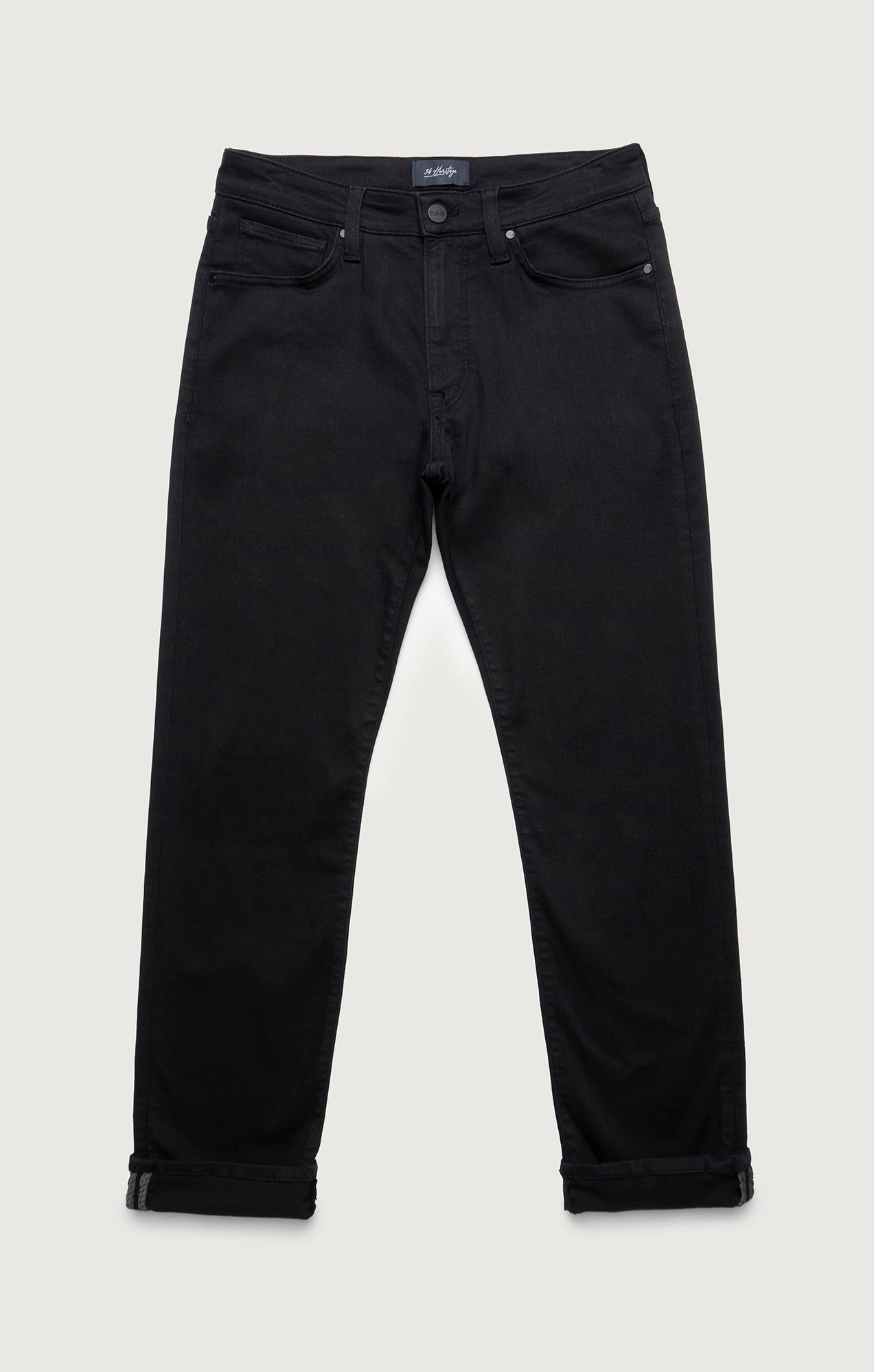 34 Heritage Camino Relaxed Straight Jeans in Black Urban