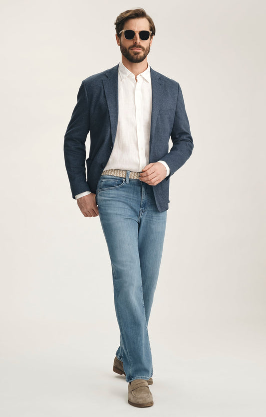 34 Heritage Charisma Relaxed Straight Jeans In Light Brushed Urban