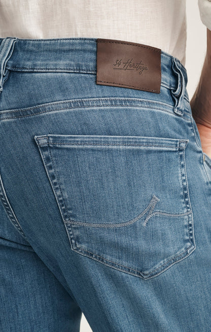34 Heritage Charisma Relaxed Straight Jeans In Light Brushed Urban