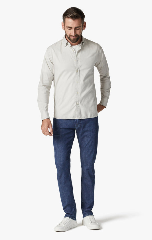34 Heritage Courage Straight Leg Jeans In Mid Kona