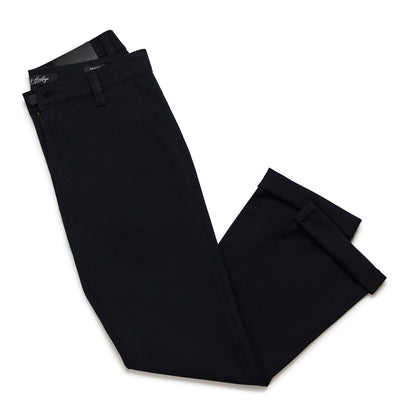 34 Heritage Verona Straight Leg Chino Pants In Black High Flyer