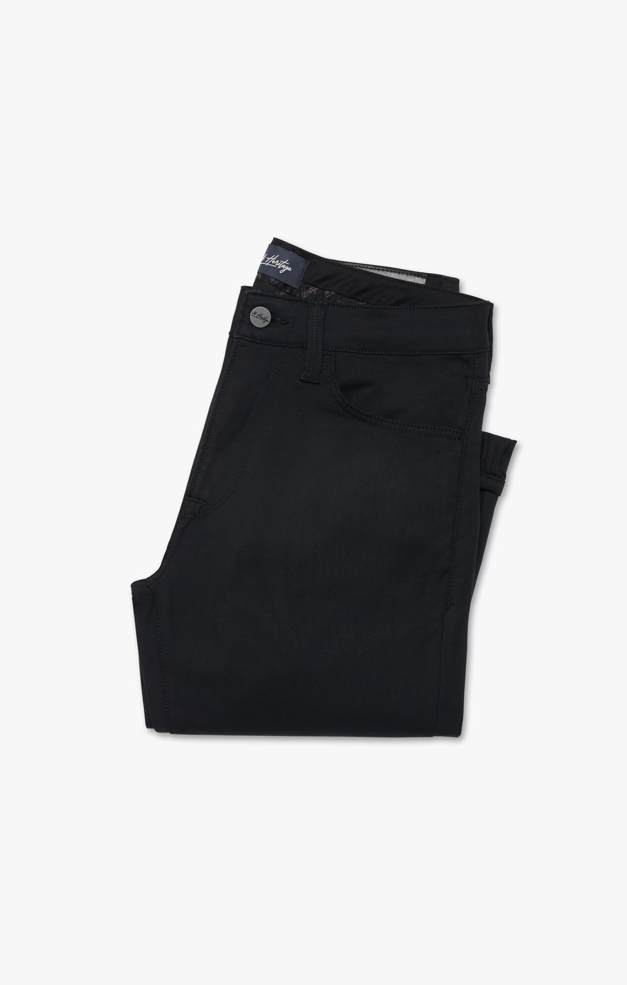 34 Heritage Charisma Relaxed Straight Pants in Black High Flyer