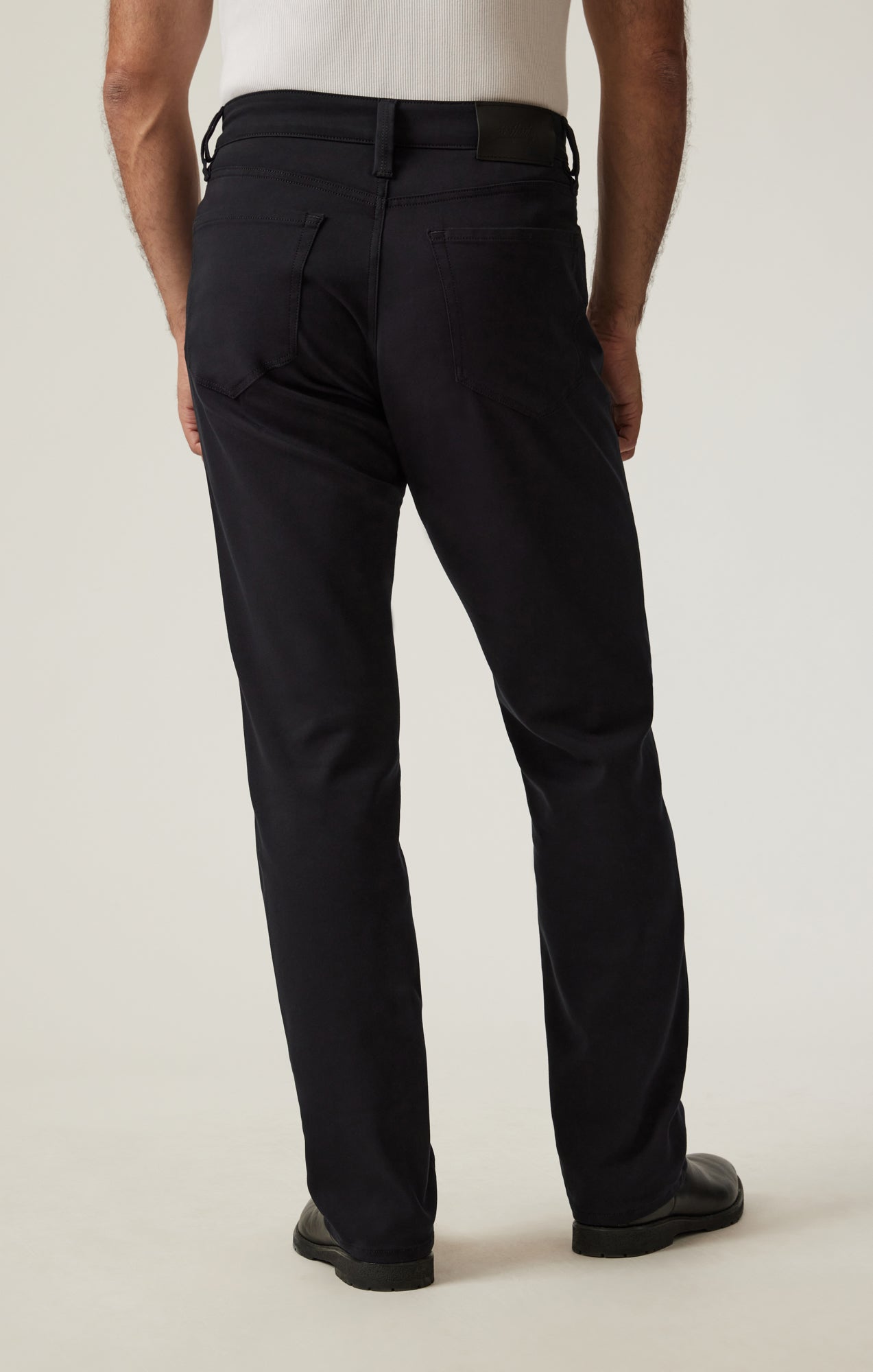 34 Heritage Charisma Relaxed Straight Pants in Black High Flyer