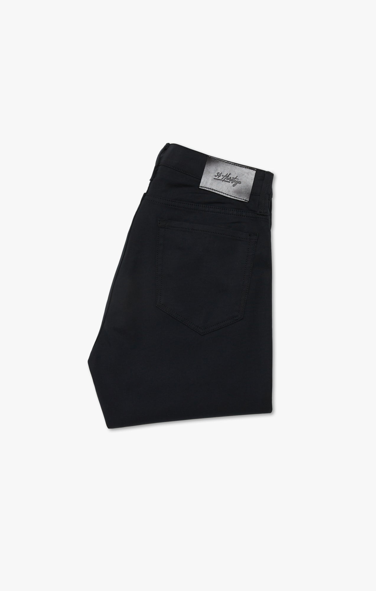 34 Heritage Charisma Relaxed Straight Pants in Black High Flyer