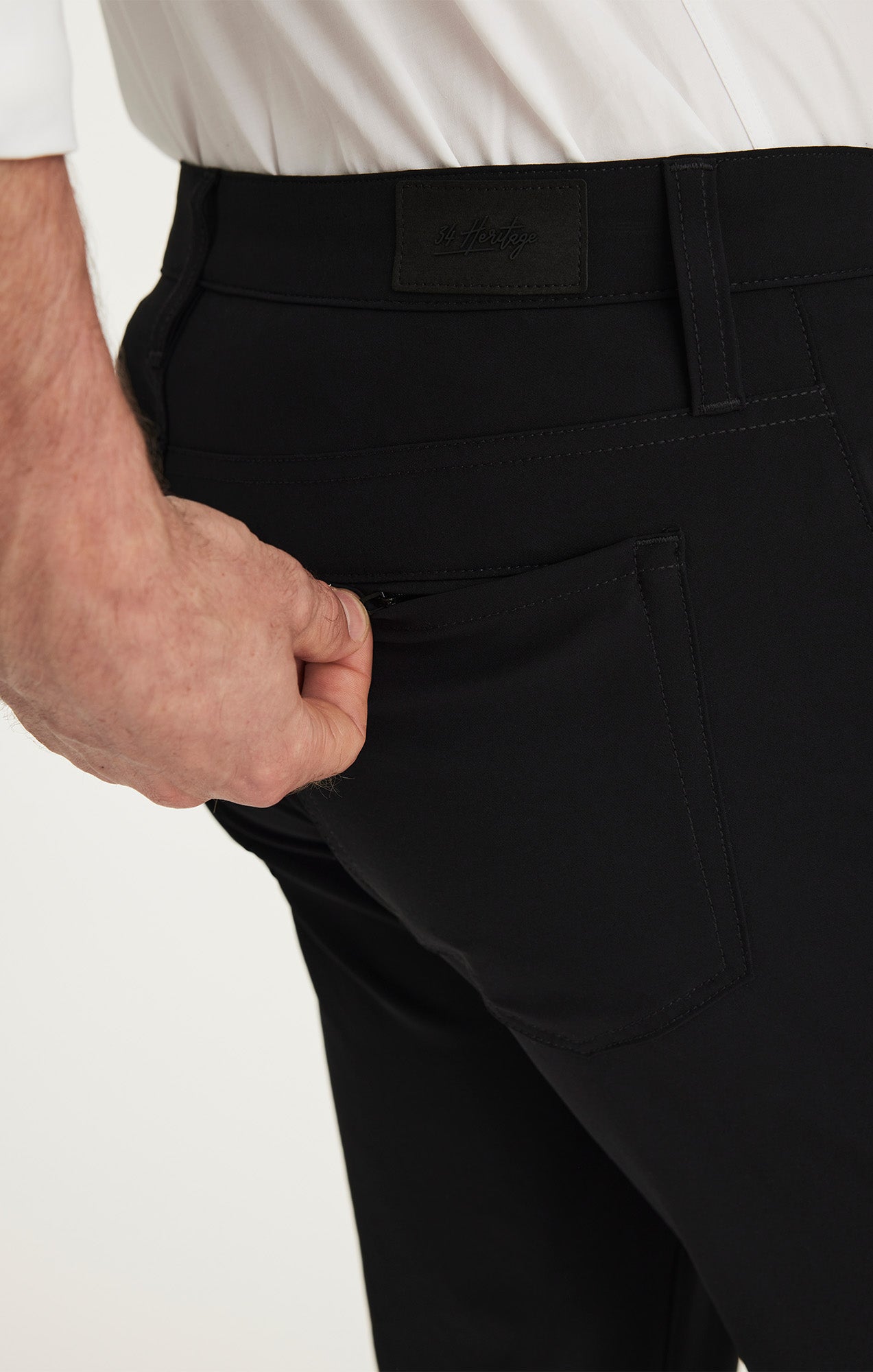 34 Heritage Courage Commuter Pants in Black Luxe