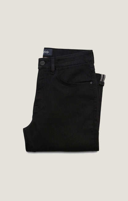 34 Heritage Charisma Relaxed Straight Pants in Black Siena