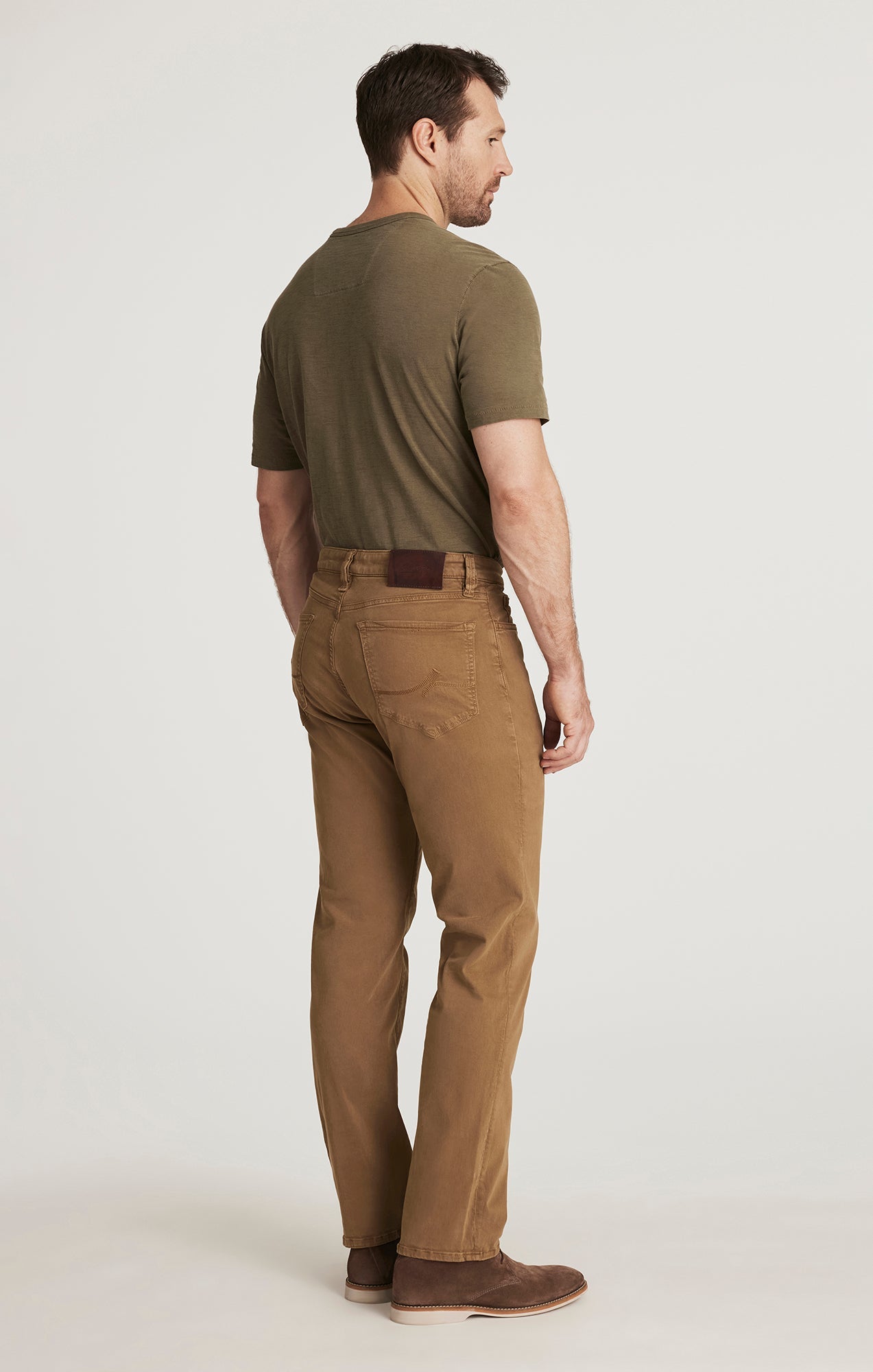 34 Heritage Charisma Comfort Rise Relaxed Straight in Tobacco Twill