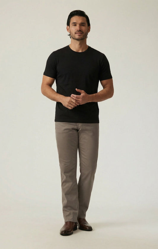 34 Heritage Charisma Relaxed Straight Pants in Taupe Coolmax