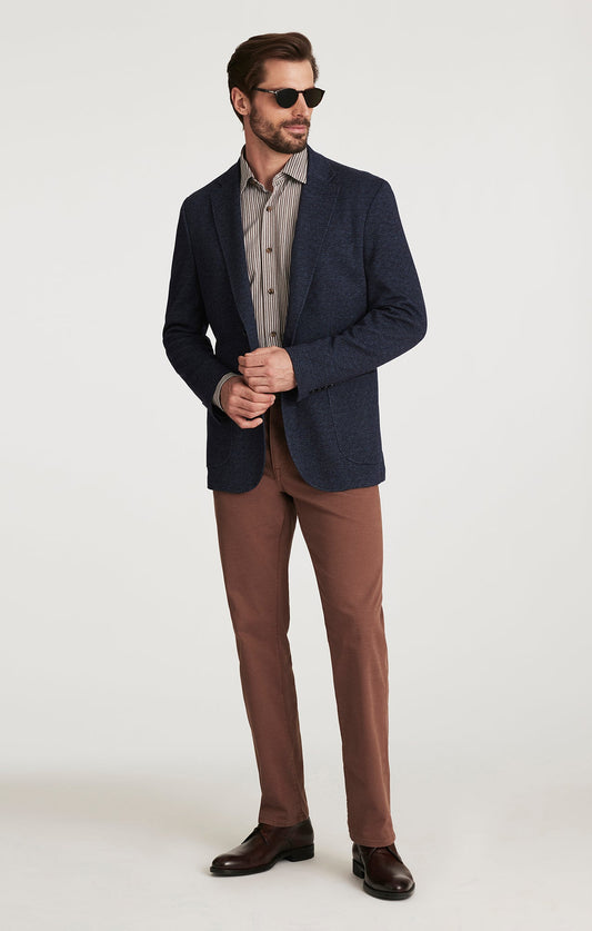 34 Heritage Charisma Relaxed Straight Pants in Cappuccino Coolmax