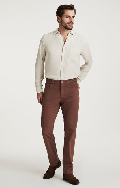 34 Heritage Courage Straight Leg Pants In Cappuccino Coolmax