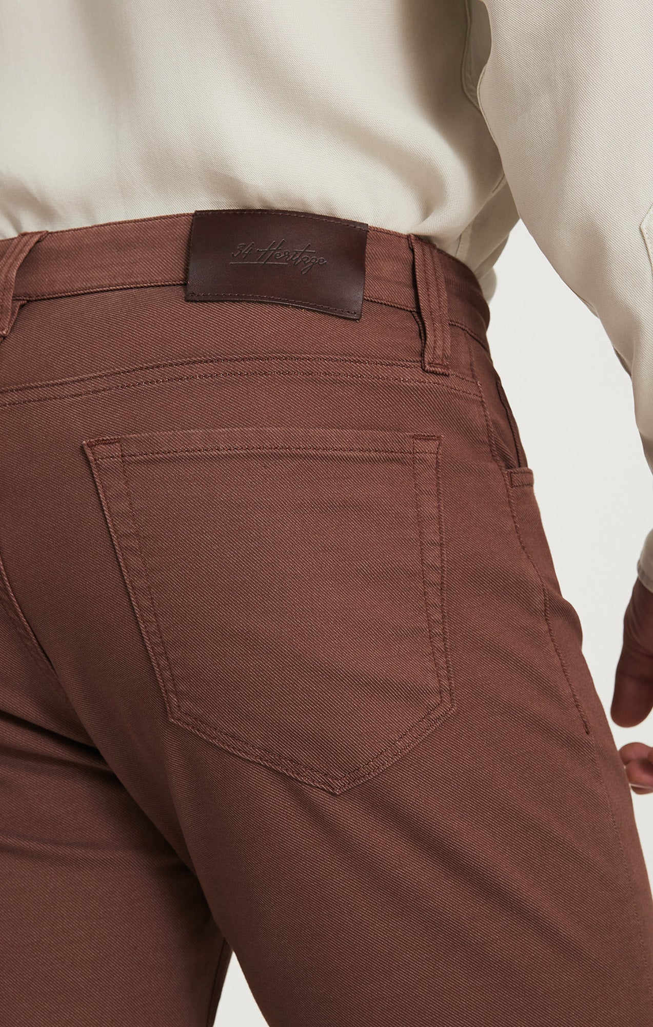 34 Heritage Courage Straight Leg Pants In Cappuccino Coolmax