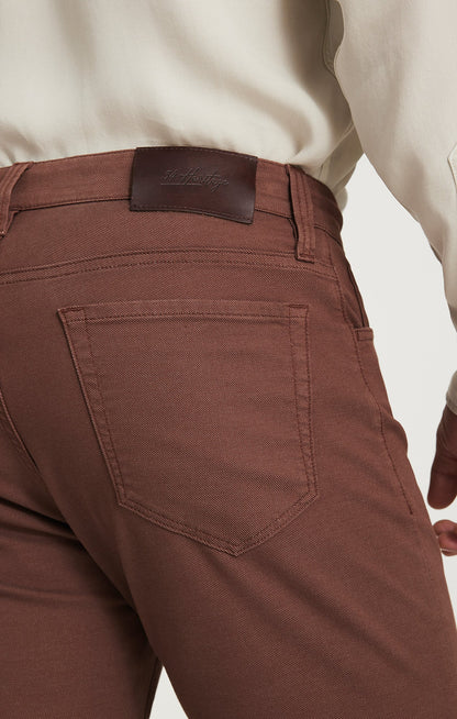 34 Heritage Courage Straight Leg Pants In Cappuccino Coolmax
