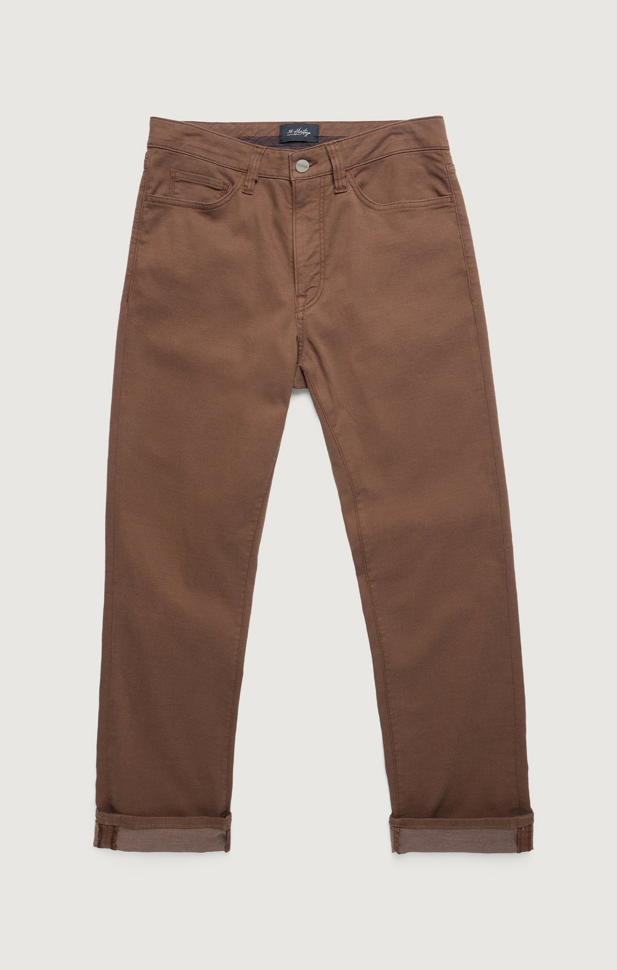 34 Heritage Courage Straight Leg Pants In Cappuccino Coolmax