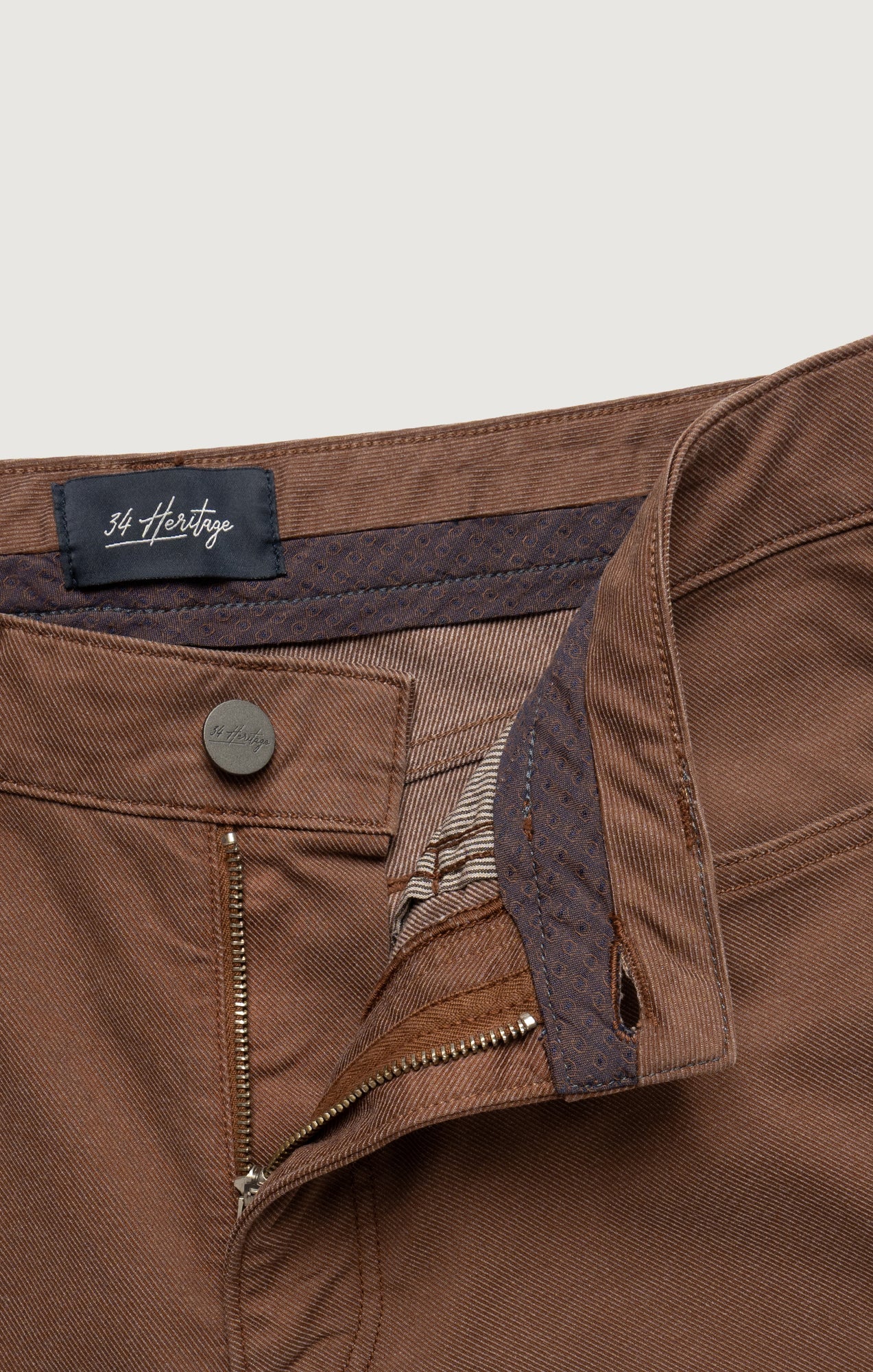 34 Heritage Courage Straight Leg Pants In Cappuccino Coolmax