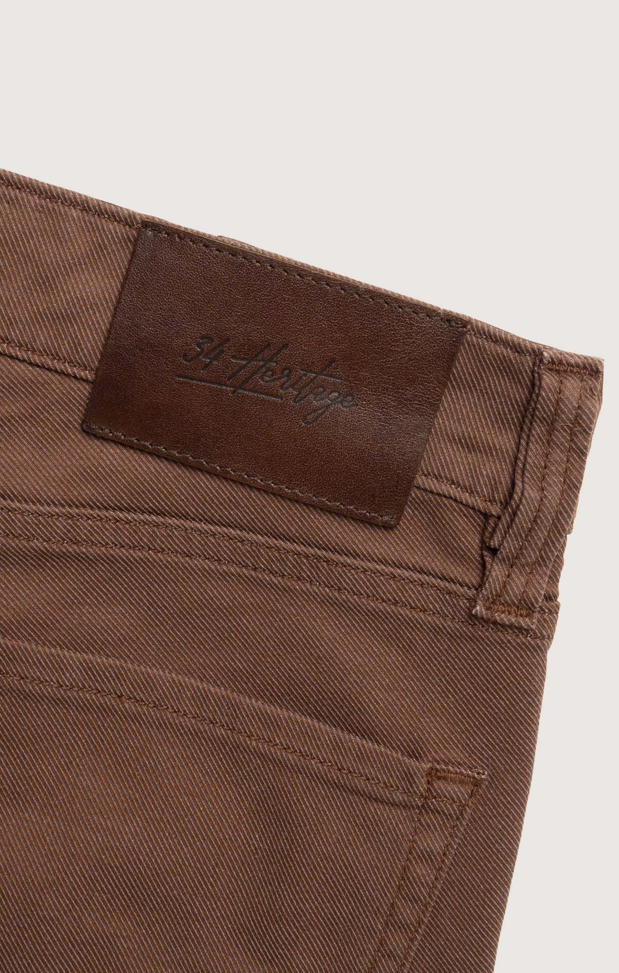 34 Heritage Courage Straight Leg Pants In Cappuccino Coolmax