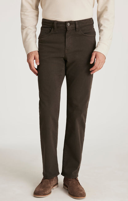34 Heritage Charisma Relaxed Straight Pants in Brown Diagonal