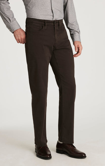 34 Heritage Charisma Relaxed Straight Pants in Brunette Twill