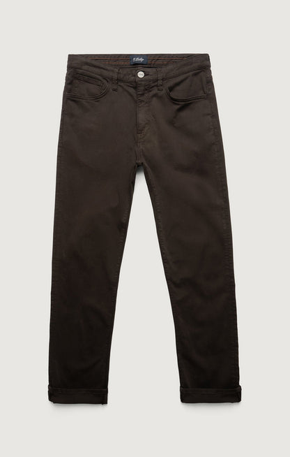 34 Heritage Charisma Relaxed Straight Pants in Brunette Twill