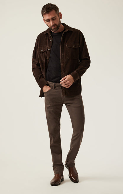 34 Heritage Charisma Relaxed Straight Pants in Oak Twill