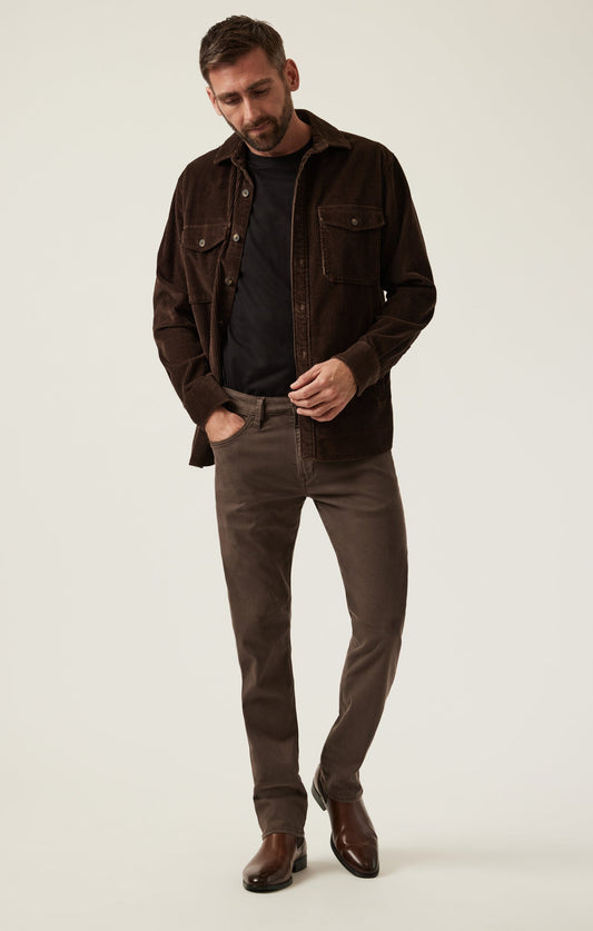 34 Heritage Charisma Relaxed Straight Pants in Oak Twill