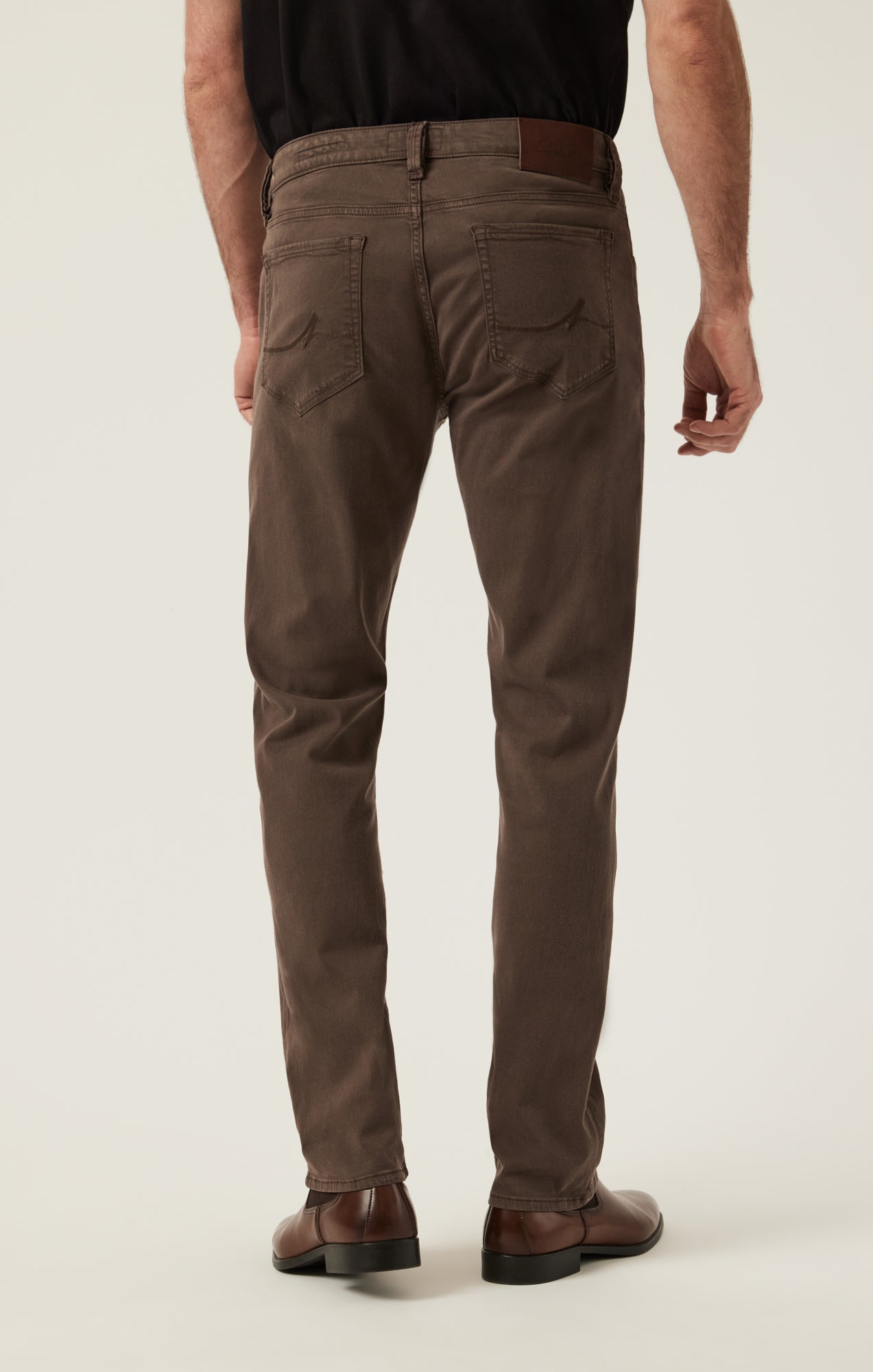 34 Heritage Charisma Relaxed Straight Pants in Oak Twill