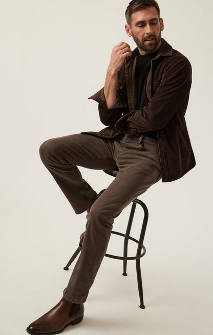 34 Heritage Charisma Relaxed Straight Pants in Oak Twill