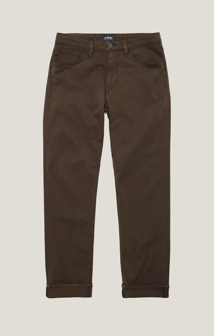 34 Heritage Charisma Relaxed Straight Pants in Oak Twill