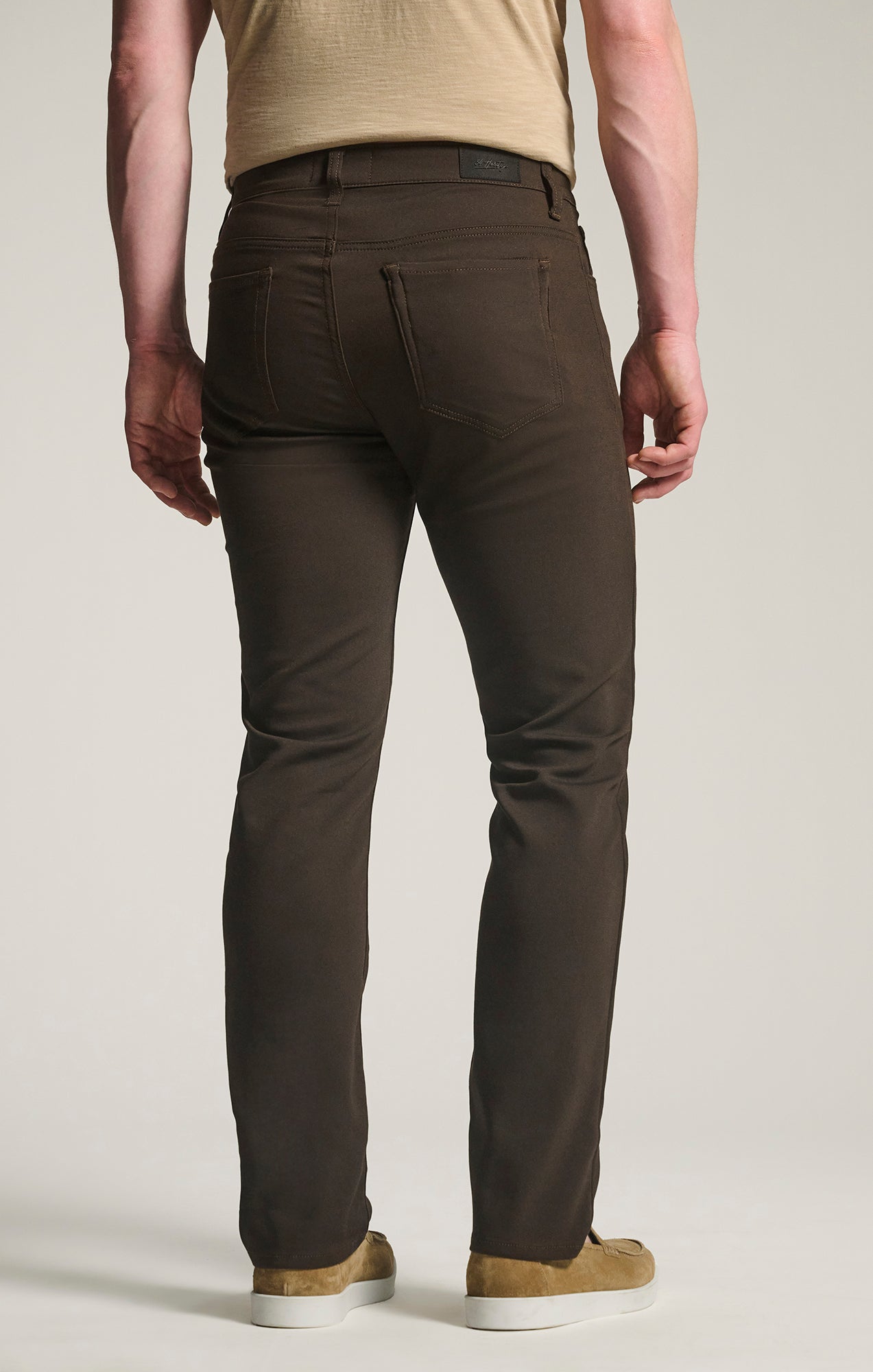 34 Heritage Courage Straight Leg Commuter Pants in Brown