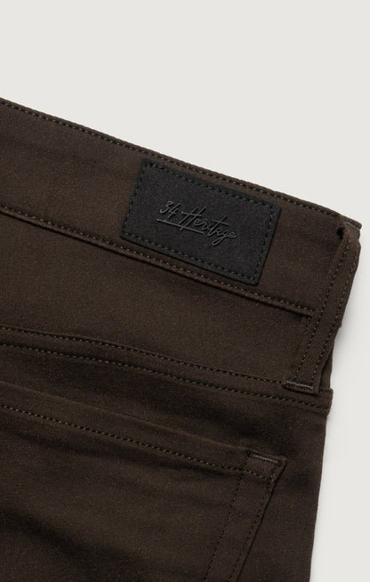 34 Heritage Courage Straight Leg Commuter Pants in Brown