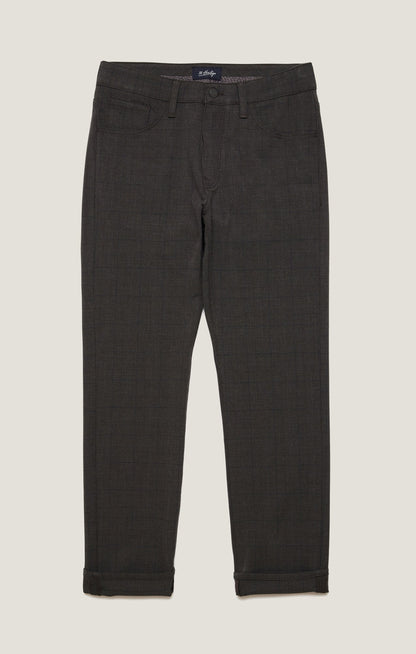 34 Heritage Courage Straight Leg Pants in Brown Elite Check