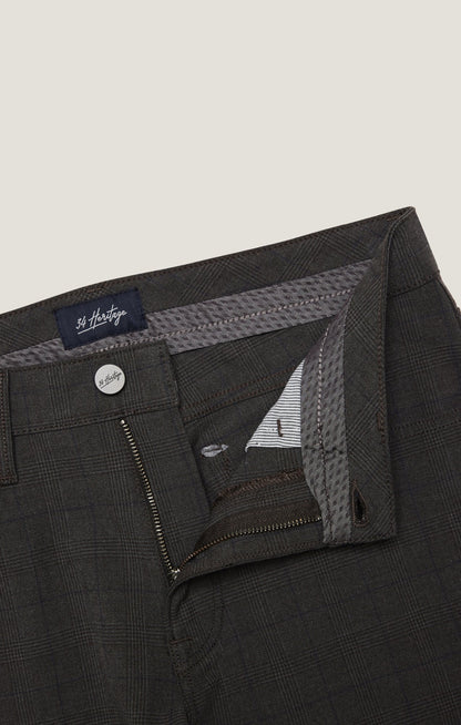 34 Heritage Courage Straight Leg Pants in Brown Elite Check