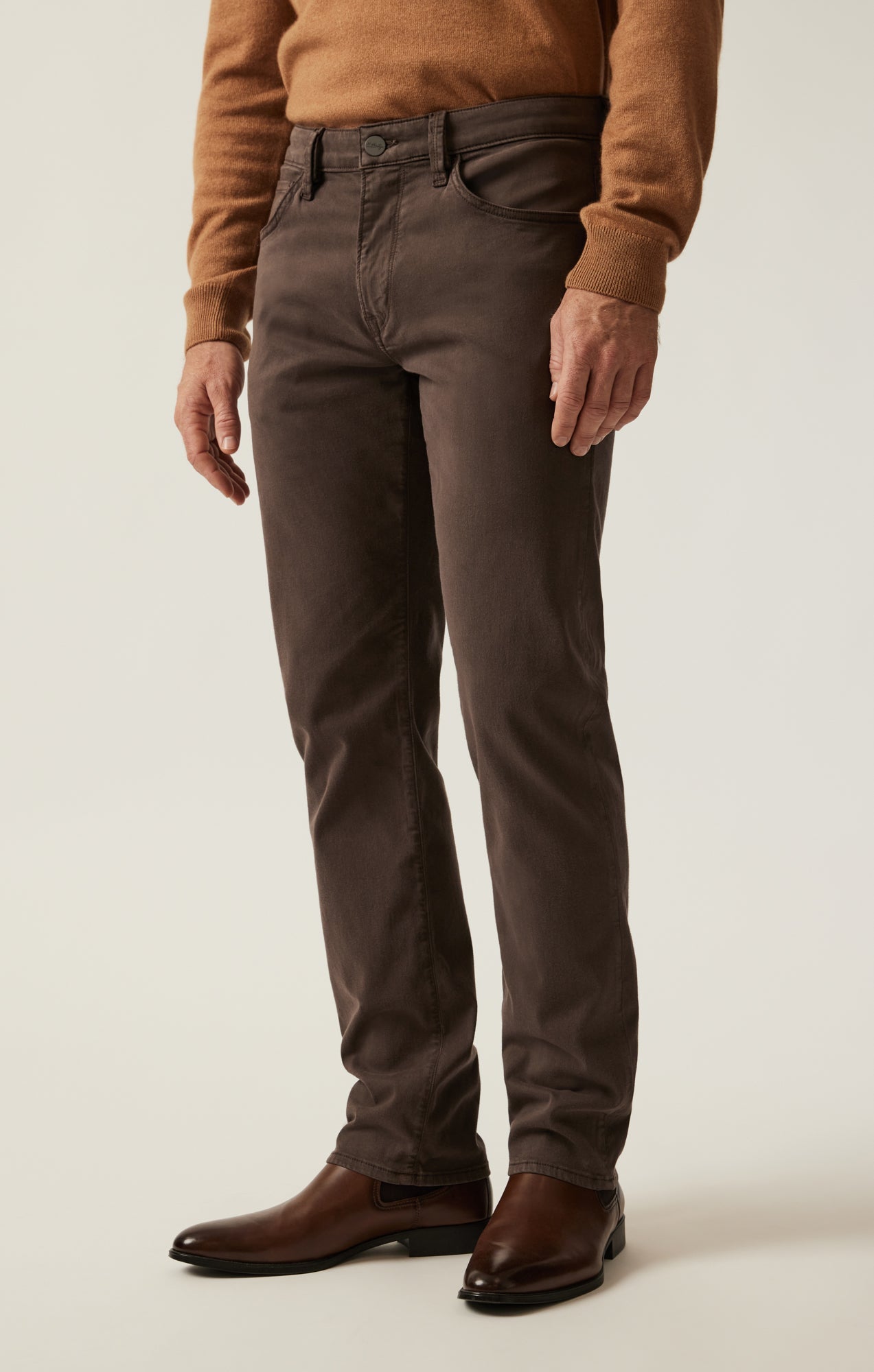 34 Heritage Courage Straight Leg Pants in Oak Twill