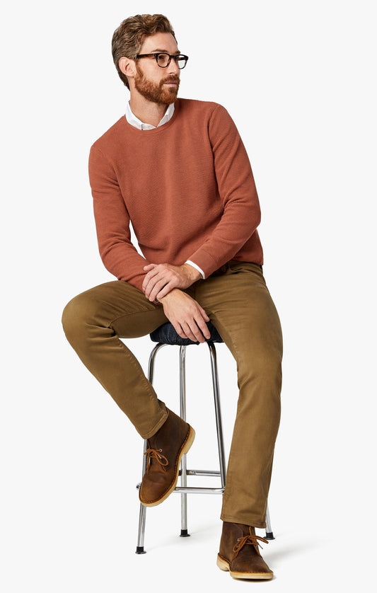 34 Heritage Courage Straight Leg Jeans In Tobacco Comfort