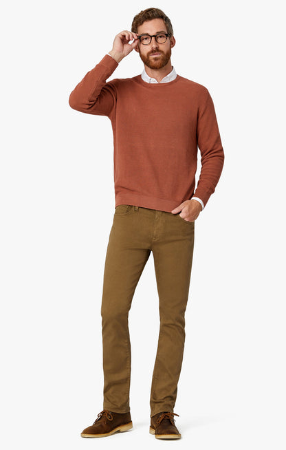 34 Heritage Courage Straight Leg Jeans In Tobacco Comfort