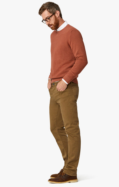 34 Heritage Courage Straight Leg Jeans In Tobacco Comfort