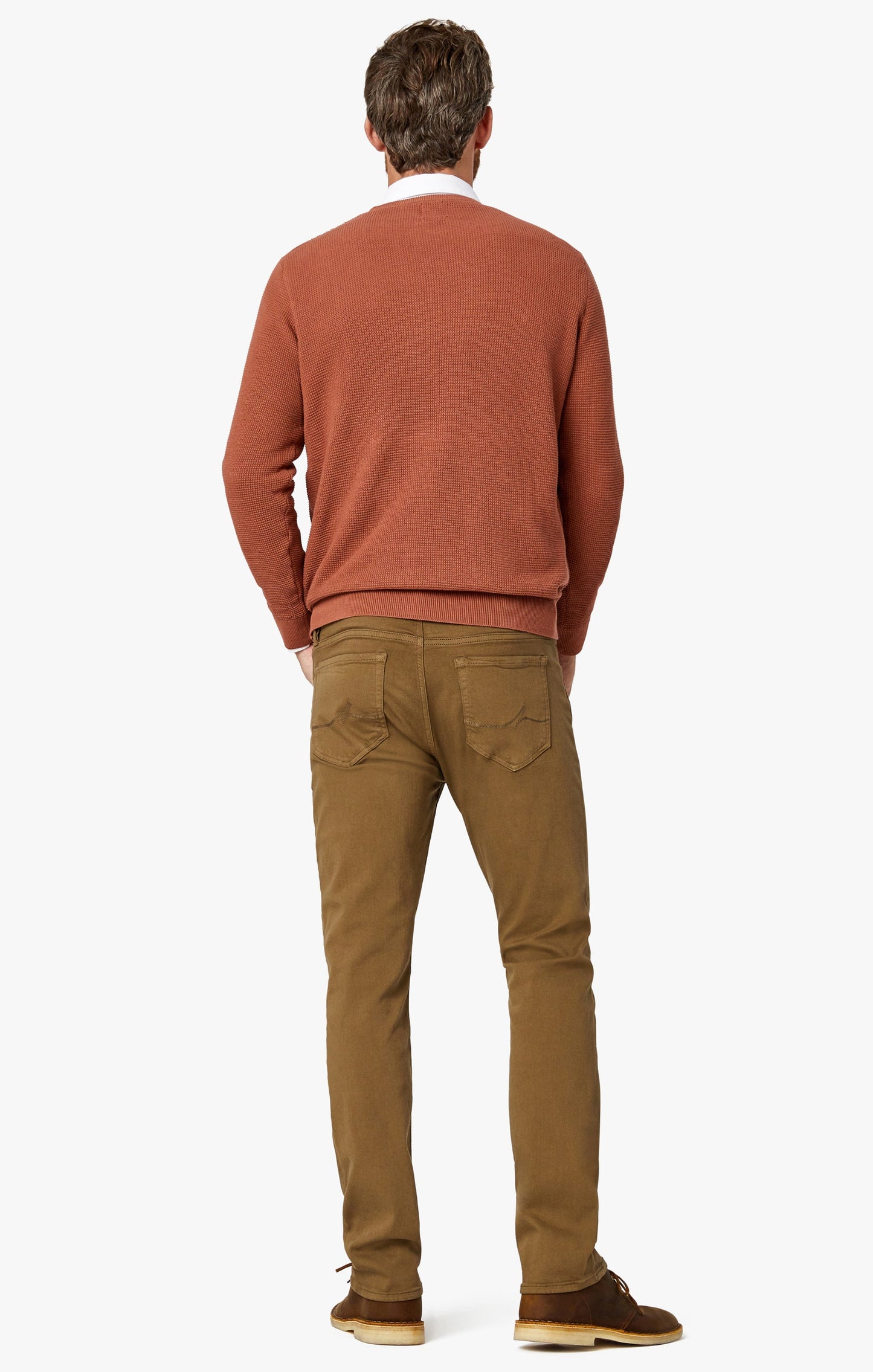 34 Heritage Courage Straight Leg Jeans In Tobacco Comfort