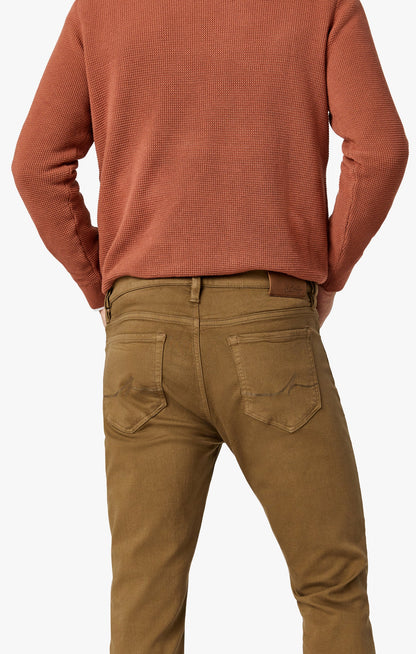 34 Heritage Courage Straight Leg Jeans In Tobacco Comfort