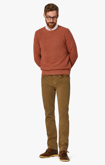 34 Heritage Courage Straight Leg Jeans In Tobacco Comfort