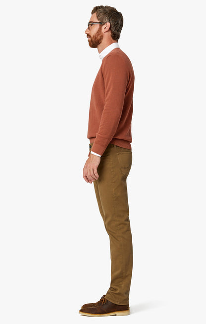 34 Heritage Courage Straight Leg Jeans In Tobacco Comfort